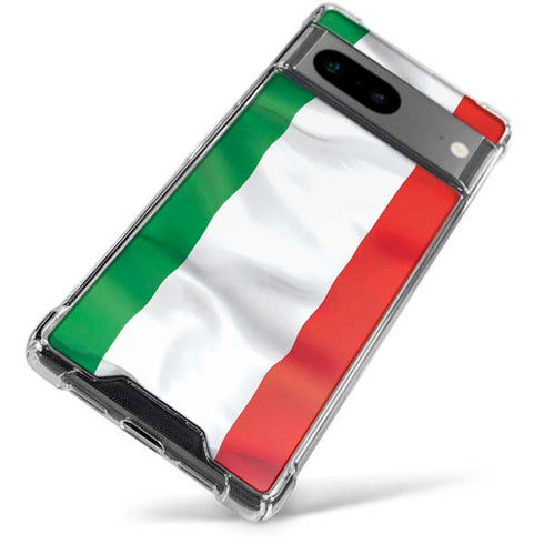 Italy Flag Google Pixel 8 Clear Case